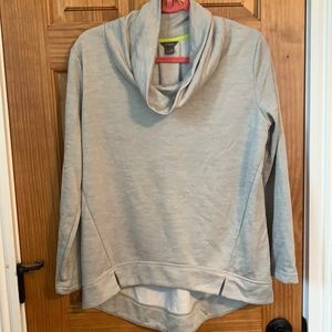 Eddie Bauer pleated cowl neck sweatshirt